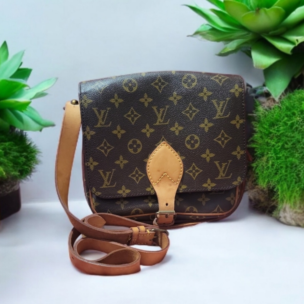 SOLD Authenticated Louis Vuitton Monogram Cartouchiere Crossbody w/FREE COA